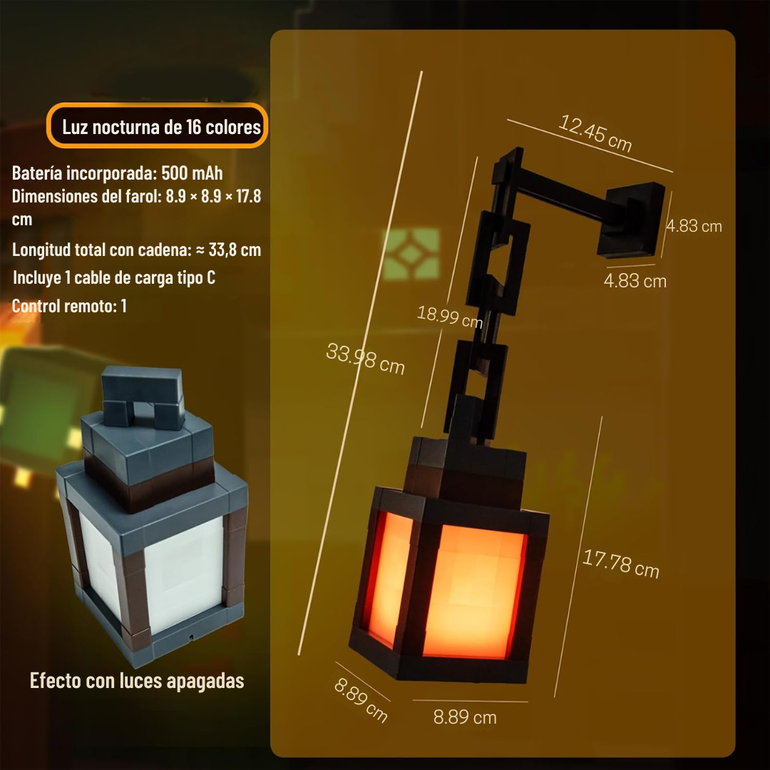 Lunoxel™ Lampara led recargable con cadena