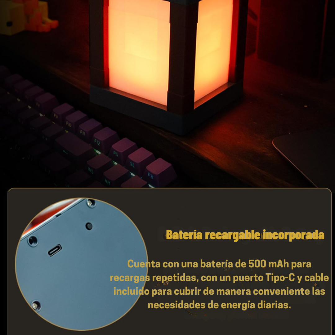 Lunoxel™ Lampara led recargable con cadena